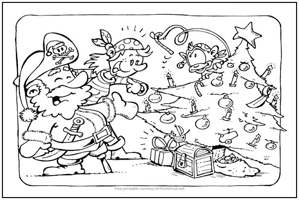 pirate spot coloring pages
