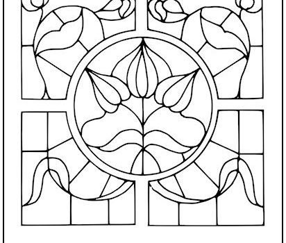 Tag: stained glass coloring page | Print it Free