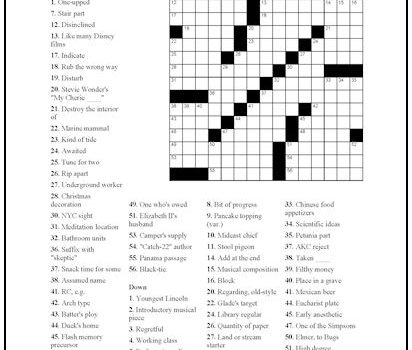 Crossword Puzzle #10