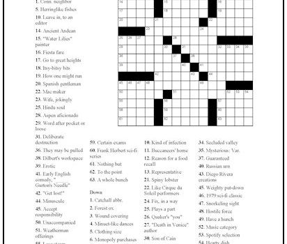 Crossword Puzzle #14