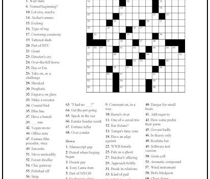 Crossword Puzzle #19