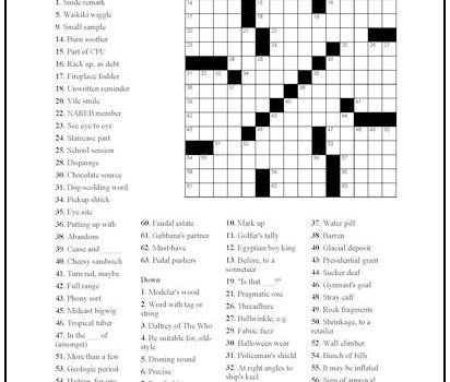 Crossword Puzzle #3