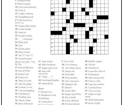 Crossword Puzzle #7