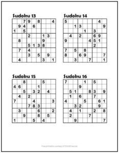 easy online color sudoku