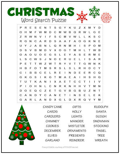 holiday-word-search-puzzles