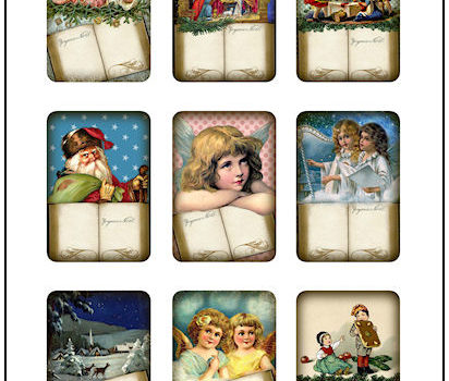 Victorian Christmas Gift Tags