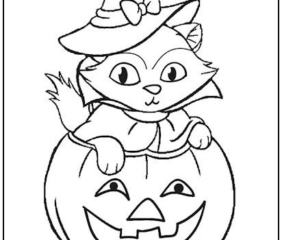 Tag: halloween coloring page | Print it Free