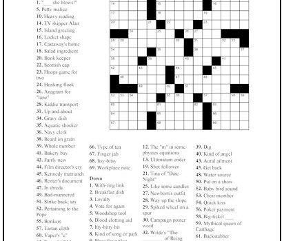 Crossword Puzzle #21