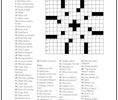 Crossword Puzzle #23