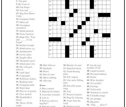 Crossword Puzzle #25