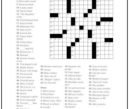 Crossword Puzzle #31