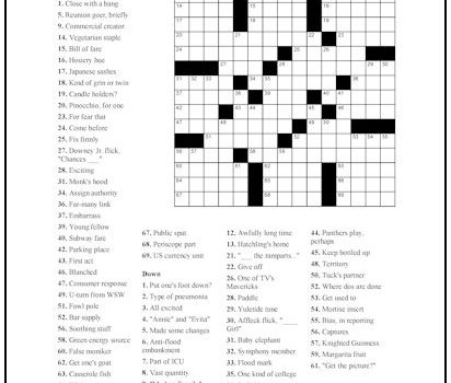 Crossword Puzzle #33