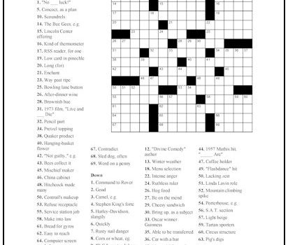 Crossword Puzzle #34