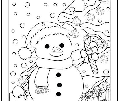 Tag: snowman coloring page | Print it Free