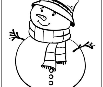 Tag: snowman coloring page | Print it Free
