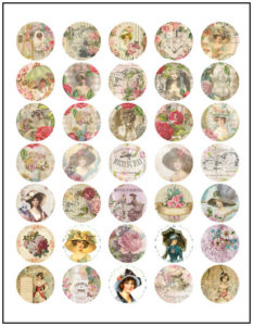 Victorian 1″ Fridge Magnet Designs | Print it Free