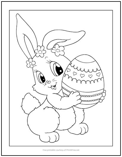 4400 Easter Bunny Coloring Pages That You Can Print Best