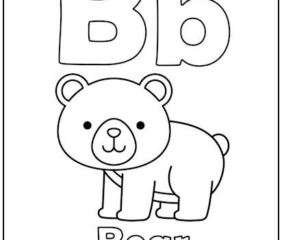 Tag: bear coloring page | Print it Free