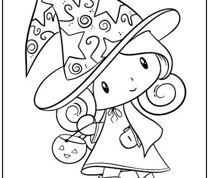Tag: halloween coloring page | Print it Free