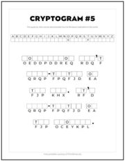 Cryptogram 5 – John Lennon Quote | Print it Free