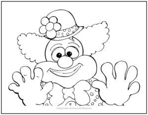 Bozo the Clown Coloring Page | Print it Free