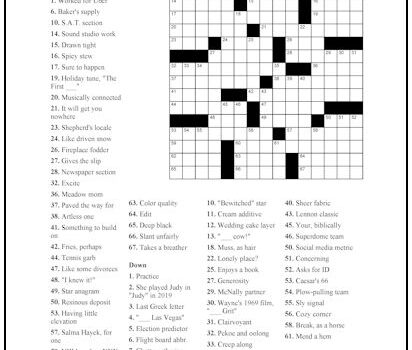 Crossword Puzzle #39