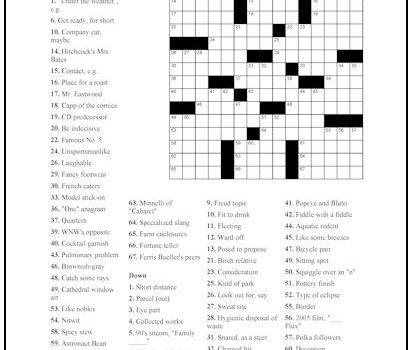 Crossword Puzzle #41