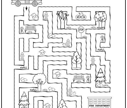 Fire Engine Maze