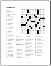 easy printable crossword puzzles free easy printable crossword