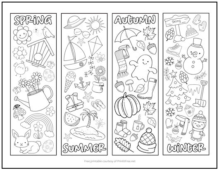 Free Printable Bookmarks to Color | Print it Free